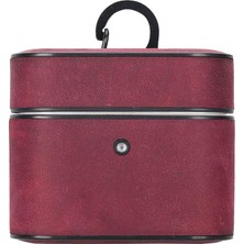 Bloominbag Aurel Clip Fuchsia Bloom Hakiki Deri Airpods 3 Kılıfı – Airpods 3 Uyumlu Charm Case