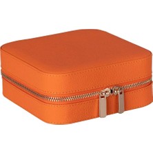 Bloominbag Amanda Sunset Amber Grande Hakiki Deri Takı ve Mücevher Kutusu