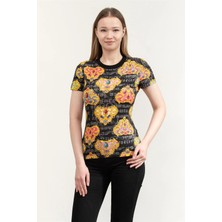 Versace Jeans Couture 76HAH6B8JS342 S T-Shırt Siyah