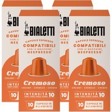 Bialetti Nespresso Uyumlu Kapsül Kahve Cremoso 40 Adet
