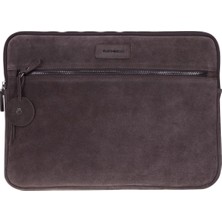 Bloominbag Mocha Still Hakiki Süet Deri 13-14 Inç Macbook/laptop Kılıfı
