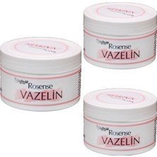 Rosense Nemlendirici Vazelin Krem 100 ml x 3 Adet Kullanım İçin Gül Kokulu