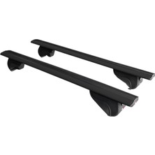 AccessoryPart Ford Fiesta 7 Active (B479) 2018-2023 Arası ile Uyumlu Ace-5 Model Ara Atkı Tavan Barı Siyah 2 Adet