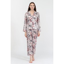 Rosaleen Kadın Empirme Pijama Takımı Çok Renkli