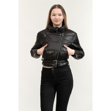 Versace Jeans Couture Kadın Mont Siyah