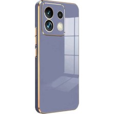 Efnaz Style Xiaomi Poco M6 Pro 4g Kılıf Volet Silikon - Mavi