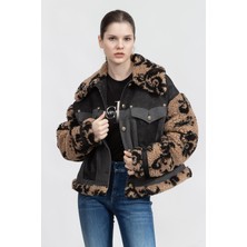 Versace Jeans Couture Mix Kadın Mont Siyah