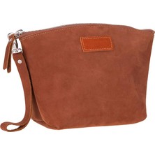 Bloominbag Muted Chestnut – Deri Makyaj Çantası