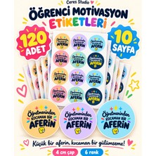 Ceres Studio Kocaman Bir Aferin Öğrenci Motivasyon Etiketi Seti