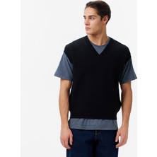 Les Benjamins Regular Fit Men's Black Sweater