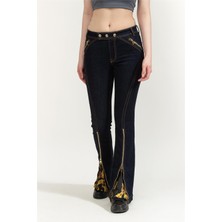 Versace Jeans Couture Mix Kadın 5 Cepli Pantolon Mavi