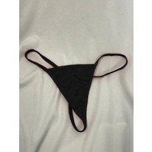 Veto Pazar Kadın Siyah Tanga Külot String