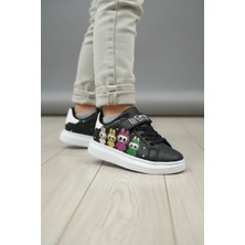 Enoch Sevimli Karakter Baskılı Cırt Cırtlı Çocuk Sneaker