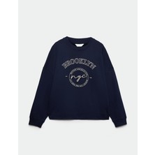 Marks & Spencer Pamuk Karışımlı Sweatshirt