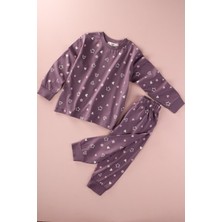 Cigit Desenli Pijama Takımı 2-8 Yaş Mürdüm