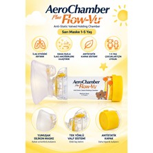 Aerochamber Sarı Mask 1-5 Yas