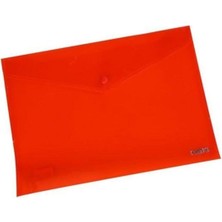 Abka Çıtçıtlı Dosya A4 Kırmızı