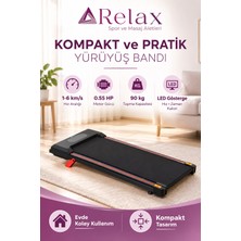 Relax Ince ve Pratik Tasarım Kompakt Yürüme ve Koşu Bandı RL-870