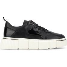 Tamer Tanca Erkek Hakiki Deri Siyah Sneakers & Spor Ayakkabı 698 1369-5 Erk Ayk SK26-27 Sıyah Dr