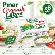 Pınar Organik Labne (180 G) X6 Adet