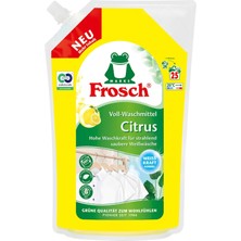 Frosch Beyaz ve Açık Renkli Çamaşırlar Için Sıvı Deterjan Yedeği Limon Ferahlığı 25 Yıkama 1,5 L
