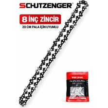 SCHUTZENGER 8 Inç Zinçir Şarjlı Budama Testere Uyumlu 20 cm  Uyumlu Mk8