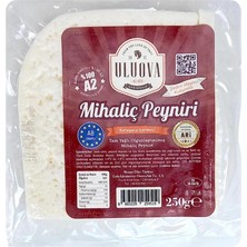 Uluova %100 Jersey Sütünden A2 Vitaminli Mihaliç Peyniri (250 G)