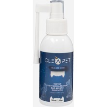 Cleapet Köpek & Kedi Ağız ve Diş Bakım Spreyi - Tartar Önleyici, Ferah Nefes Etkili, Doğal Formül- 100 Ml.