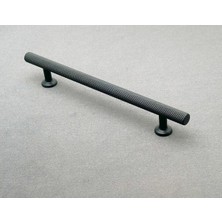 Koldoor Mobilya Dolap Kulpu Mutfak Çekmece Kulpu Çizgili Dal Siyah 224 mm ( 22,4 cm ) 10 Adet