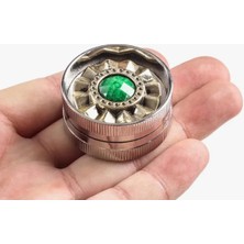 Maison Luré Yeşil Zümrüt Taşlı Metal Dişli Uzun Ömürlü Güçlü Manyetik Tasarım Pipo Aksesuarı