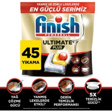 Finish Ultimate Plus Bulaşık Makinesi Deterjanı Kapsül Tablet Limon 45 Adet