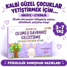 Kitza Yayınları 3-7 Yaş Çocuklar Için Olumlu Davranış Geliştirme Hikayeli Etkinlik Kitabı