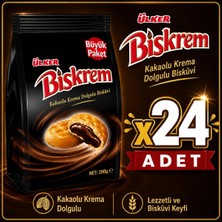 Ülker Biskrem Büyük Boy Kakaolu Bisküvi (190 G) X24 Adet