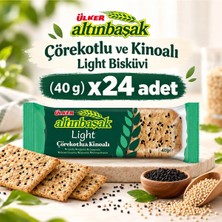 Ülker Altınbaşak Çörekotlu ve Kinoalı Light Bisküvi (40 G) X24 Adet