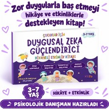 Kitza Yayınları 3-7 Yaş Çocuklar Için Duygusal Zeka Güçlendirici Hikayeli Etkinlik Kitabı