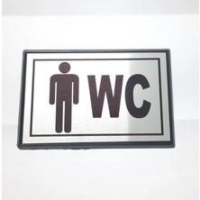 Marsilyan Küçük Boy Bay Wc Yönlendirme Tabelası 10 x 7 cm