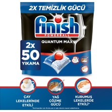 Finish Quantum Max Bulaşık Makinesi Deterjanı Kapsül Tablet 100 Adet (2X50)