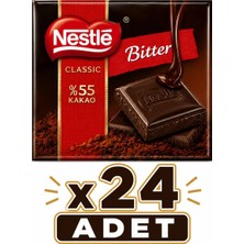 Nestle Nestlé %55 Kakaolu Bitter Çikolata (60 G) X24 Adet