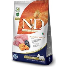 N&d Balkabaklı Kuzu Etli Tahılsız Küçük Irk Köpek Maması 7 kg Yetişkin Köpekler İçin Özel Formül