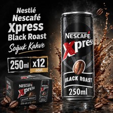 Nescafe Xpress Black Roast Soğuk Kahve 250 ml X12 Adet