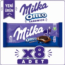 Milka Oreo Sandviç Çikolata (92 G) X8 Adet