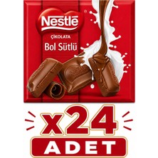 Nestle Nestlé Classic Sütlü Kare Çikolata (60 G) X24 Adet