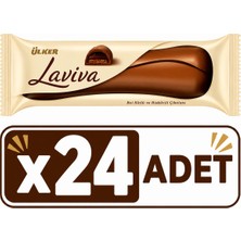 Ülker Laviva Dolgulu ve Bisküvili Çikolata (35 G) X24 Adet