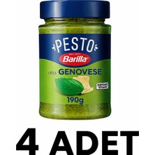 Barilla Pesto Genovese Barilla Fesleğenli Pesto Genovese Makarna Sosu (190 G) X4 Adet