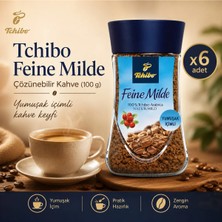 Tchibo Feine Milde Çözünebilir Kahve 100 G X6 Adet