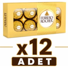 Ferrero Rocher Fındıklı Çikolata (100 G) X12 Paket