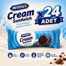 Mcvities Cream Sandwich Bisküvi (90 G) X24 Adet