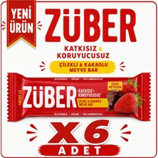 Züber Çilekli ve Kakaolu Bar (40 G) X6 Adet