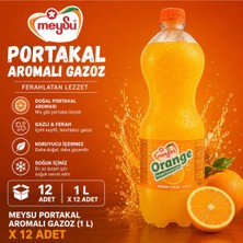 Meysu Portakal Aromalı Gazoz (1 L) X12 Adet