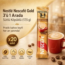 Nescafe Gold Sütlü Köpüklü Hazır Kahve 17,5 G X20 Adet